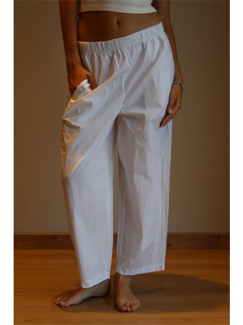 Pantalone ovetto in cotone DIECI MINUTI | TP40223